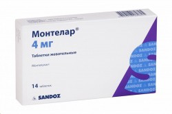 Монтелар табл. жев. 4 мг 14 шт.