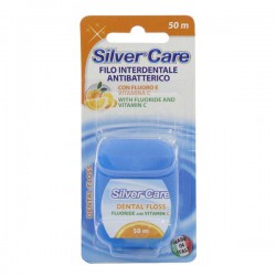 Зубная нить (флосс), Silver Care (Сильвер Кэа) арт. 1102 50 м плоский вкус апельсина