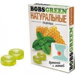Леденцы, Bobsgreen (Бобсгрин) 3.2 г 10 шт от кашля прополис мята
